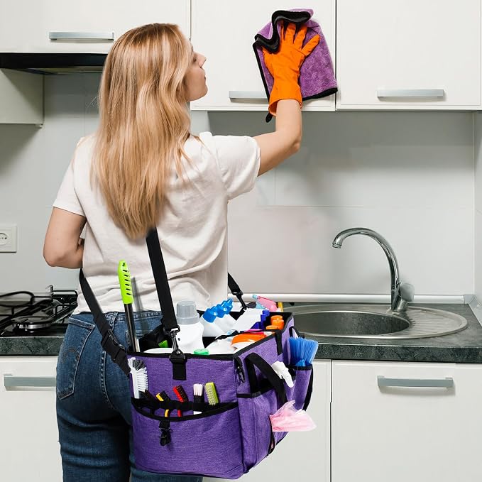 XL Professional Cleaning Caddy for Cleaning Suppliers, Cleaning Organizer - Image 5