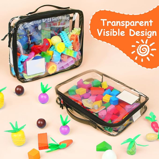 4 Pack Toy Storage Organizer Bag - Image 7