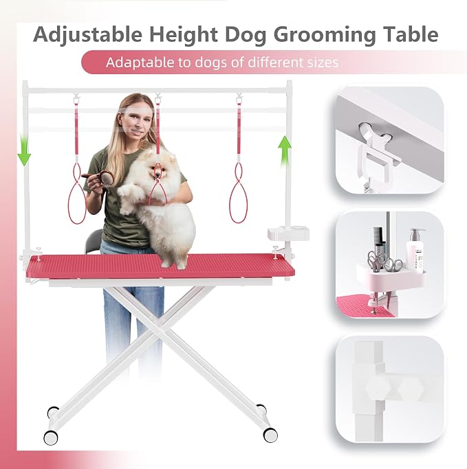 VFK 47" Adjustable Dog Grooming Table - Image 5