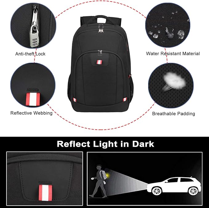 Della Gao Travel Laptop Backpack - Image 5