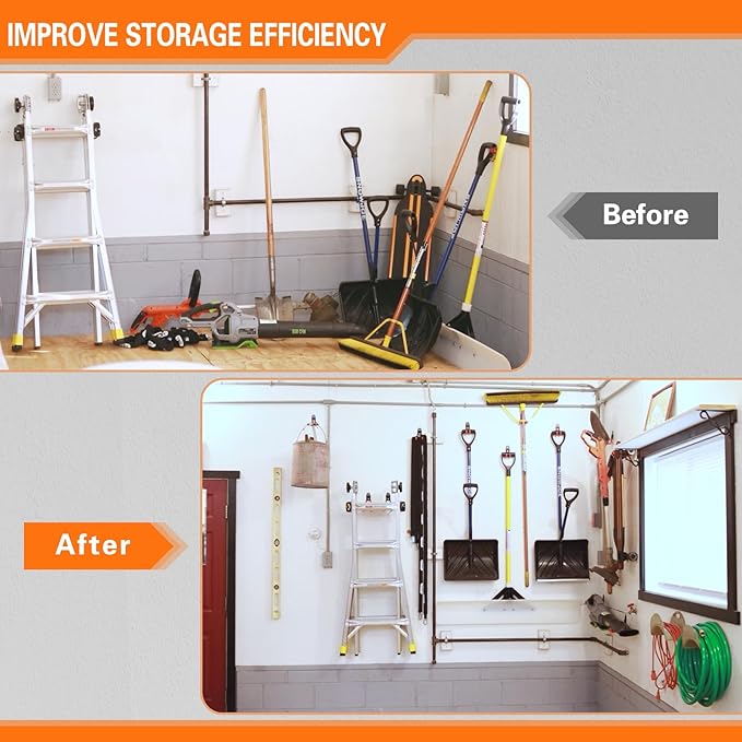 18 Pack Garage Hooks Heavy Duty Utility Steel - Image 5