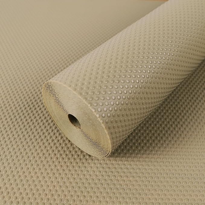 Shelf Liners for Kitchen Cabinets Khaki by FLPMIX
