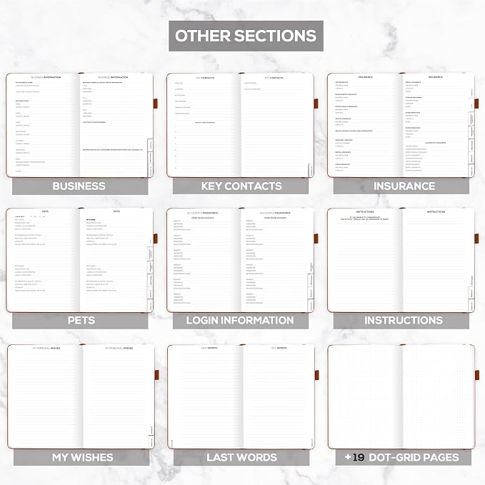 Clever Fox End of Life Planner – Final Arrangements Organizer - Image 6