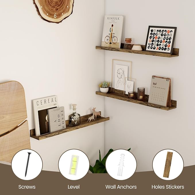 Axeman Floating Shelves for Wall - Image 5
