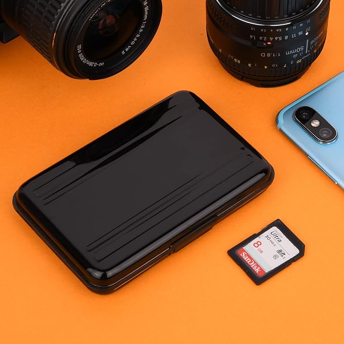 Aluminum Shock Resistant Carrying Box Holder Memory Card Storage Box Case - Image 6