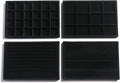 Frebeauty Stackable Velvet Jewelry Organizer Trays by Frebeauty