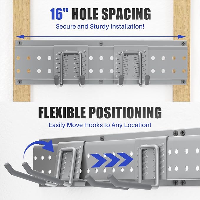 Garage Tool Organizer Wall Mount 48 inches - Image 8