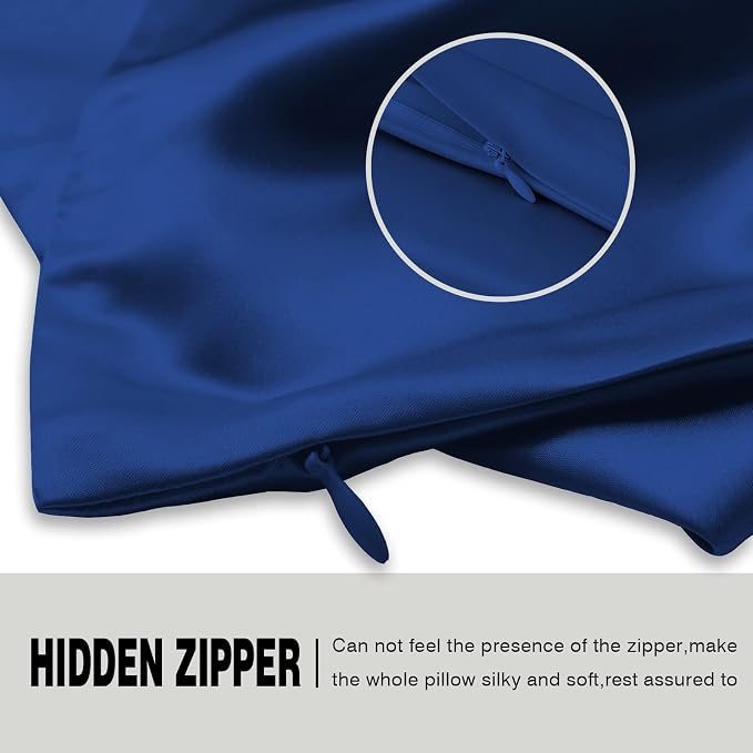 Silk Pillowcase for Hair and Skin, Breathable and Sliky 100% Queen Silk Pillow - Image 4