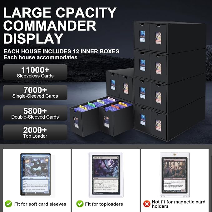 11000+ Card Storage Box, 2000+ Toploader Card Storage Box - Image 2