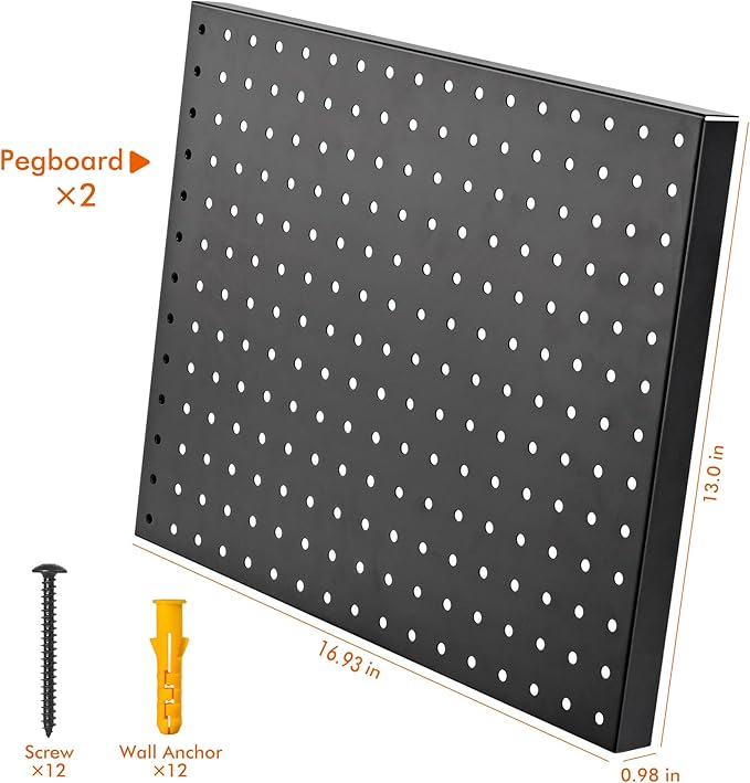G.CORE Heavy Duty Metal Pegboard Organizer - Image 2