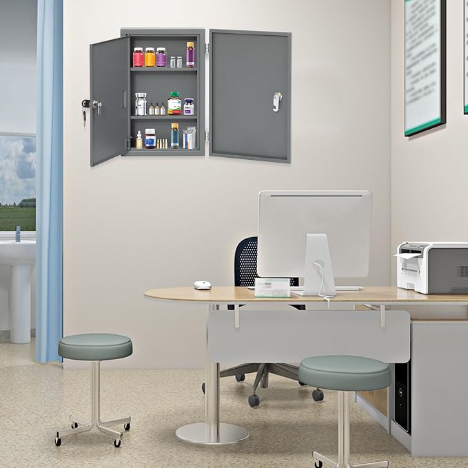 biosp First Aid Wall Mount Medicine Cabinet - Image 2