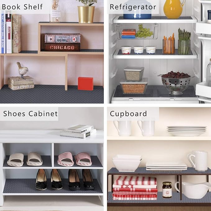 HooTown Shelf Liner Kitchen Cabinet Drawer Mats 11.8 Inch Wide x 78.7 Inch Long - Image 7