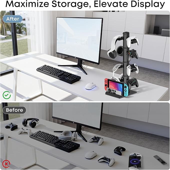 Headphone and Game Controller Desk Stand - Image 5