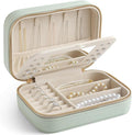 Genuine Leather Travel Jewelry Organizer Case by Unknown