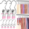 30 Pack Pants Hangers with Clip, Legging Organizer by DOIOWN