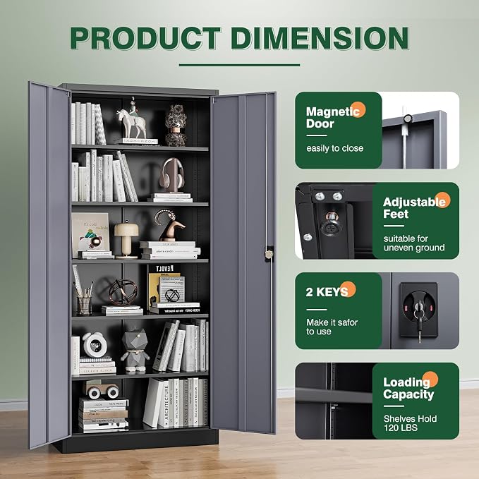 Letaya Metal Garage Storage Cabinets - Image 7