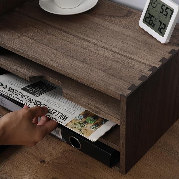 3-Tier Paper Storage Letter Tray File Sorter - Image 4