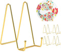 Kruodop 6 Inch Plate Stands for Display, 5 Pack Plate Holder Display Stand by Kruodop