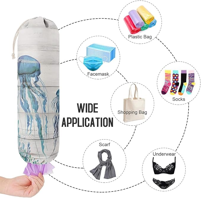 Funny Bag Bag, Grocery Bags Holder Organizer - Image 4