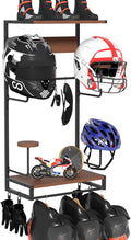 Motorcycle Helmet Holder Wall Mount, Rustic Helmet Rack by GHWMYD