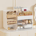 Makeup Organizer with Drawers, Large Capacity Countertop Organizer by KQJS