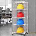Stackable Safety Helmet Storage Boxes, Large Adjustable Hard Hat Placement by Unknown