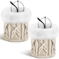 Geelin 2 Pcs Glasses Holder for Nightstand Eyeglass Stand Boho Fuzzy Decor for by Geelin