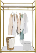 Heavy Duty Clothing Rack with Shelves, Rolling Portable Closet by Unknown