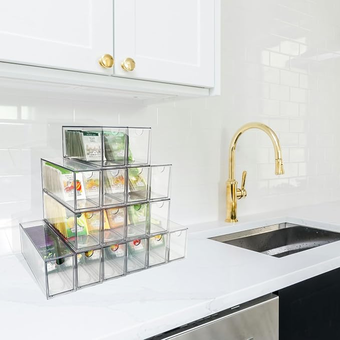 16-Pack Tea Bag Drawers Organizer - Image 6