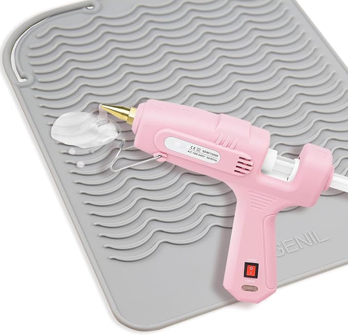 ANGENIL Travel Flat Iron Hair Straightener Large Pad Heat Mat - Image 5