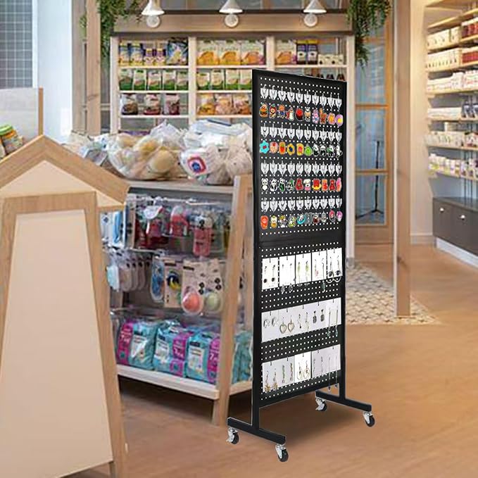 2'x 5' Standing Pegboard Display - Image 3