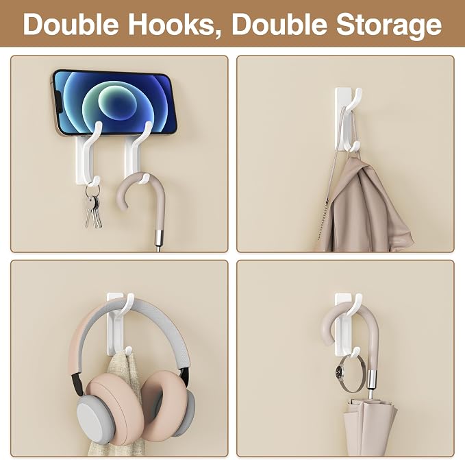 Self Adhesive Wall Hooks for Hanging - Image 4