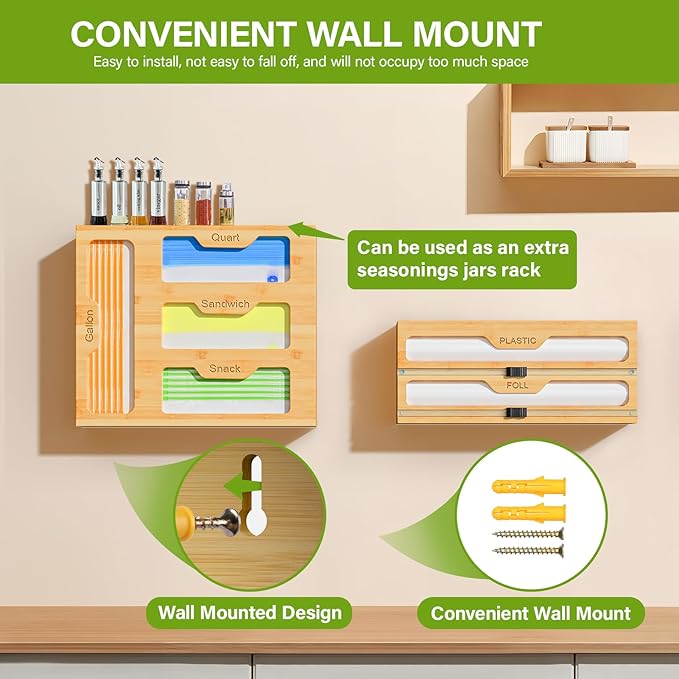 Bamboo Bag Storage Organizer - Image 4