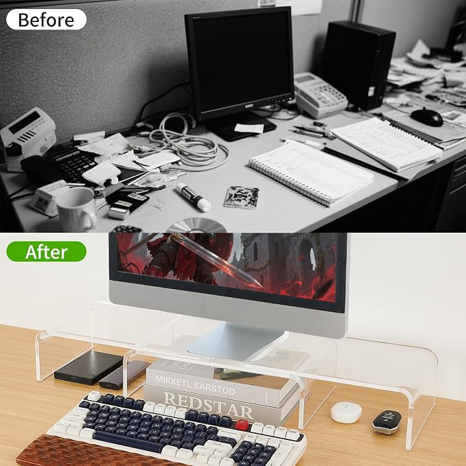 Acrylic Monitor Stand, Computer Accessories - Image 5
