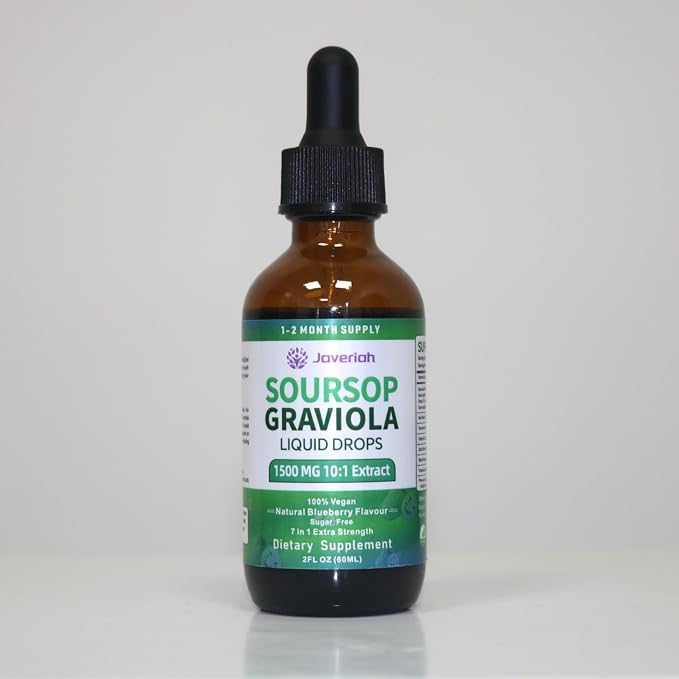 2 Pack Soursop Graviola Leaf Extract Liquid Drops Supplement - Image 7