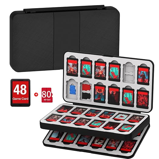 QuoLumPIA 48 Game Card Case Compatible by QuoLumPIA