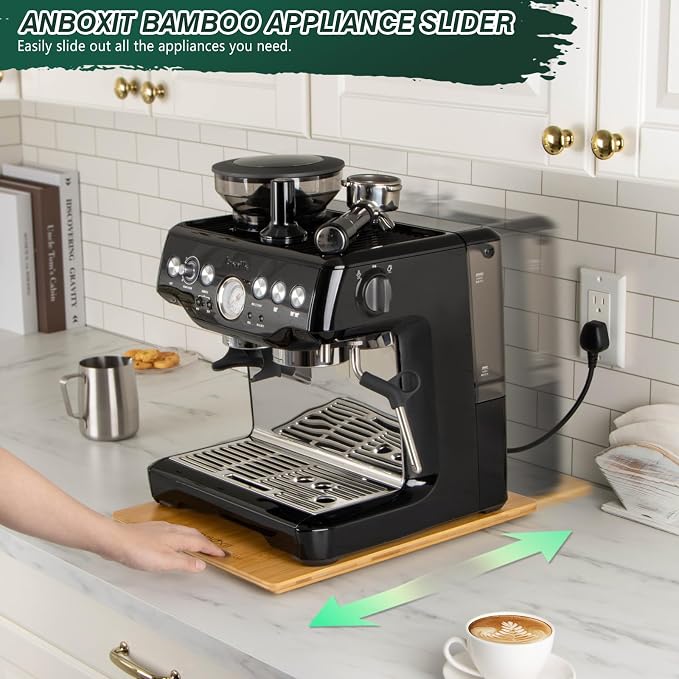 Bamboo Appliance Slider, Sliding Tray - Image 2