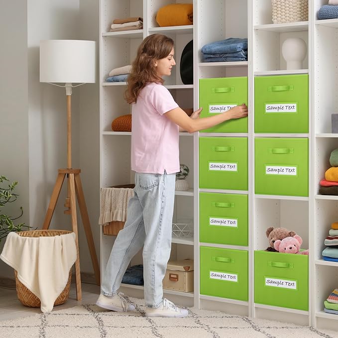 artsdi 13x13 storage cube bins Foldable Fabric storage cubes - Image 5