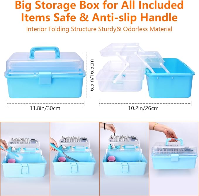 13 Inch Cake Decorating Storage Case, Suitable - Image 2