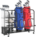 Golf Bag Storage, Big Capacity Golf Bag Organizer by GloCryp