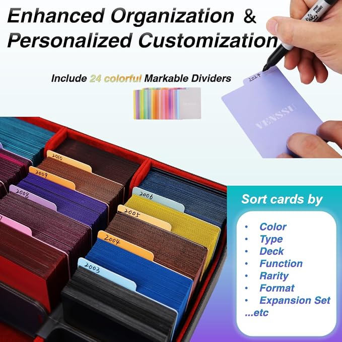 Venssu Card Storage Box For Trading Cards - Image 3