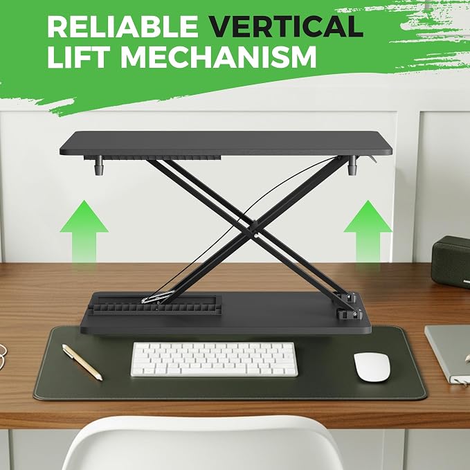 Standing Desk Converter Adjustable Height, 25.16" × 15.75" Height Adjustable - Image 4