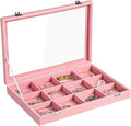 Frebeauty Velvet Jewelry Tray, 12 Grid Jewelry Organizer by Frebeauty