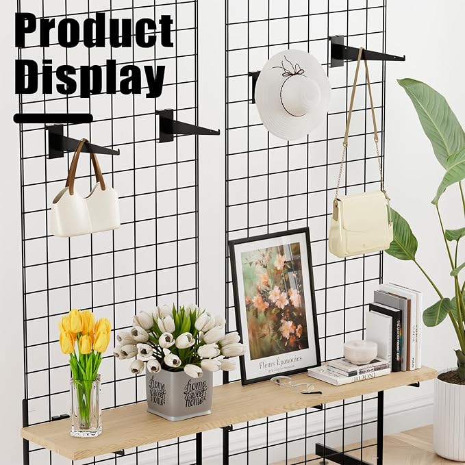 8" Grid Wall Knife Holder Brackets, Grid Wall Accessories - Image 3