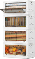 4 Tier Storage Bins with Lids 102QT by YFXCVSL