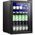 COWSAR 2.65 Cu.ft Wine Fridge, ETL Approved Beverage Refrigerator 95 Can Quiet by COWSAR