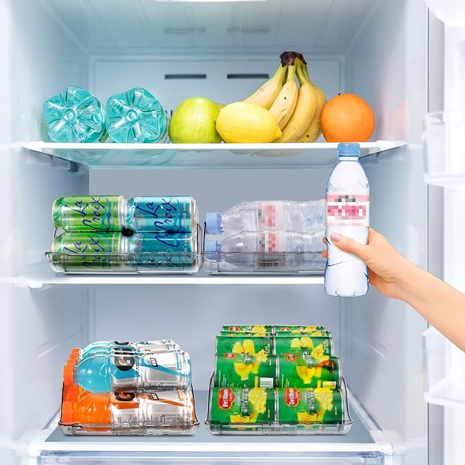 Clear Width Adjustable Soda Can Organizer - Image 3