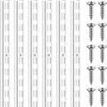 6 Pcs Dual Track Upright Wall Shelving System Heavy Duty Support System Twin by Unknown