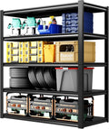 2800LBS Heavy Duty Garage Shelving, 47.2"W Adjustable Garage Storage Shelves by FogQueen