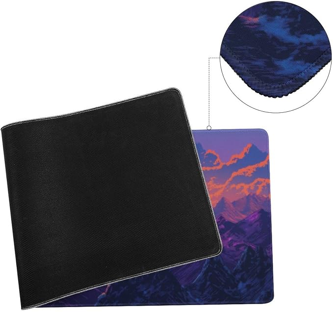 Purple Mountains Sunset Large Mouse Pad, Gaming Desk Mat, XL Keyboard Desk Pad - Image 5